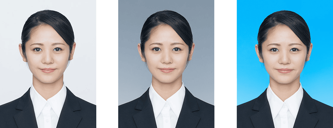 背景色3パターン ホワイト・ブルー・グレー